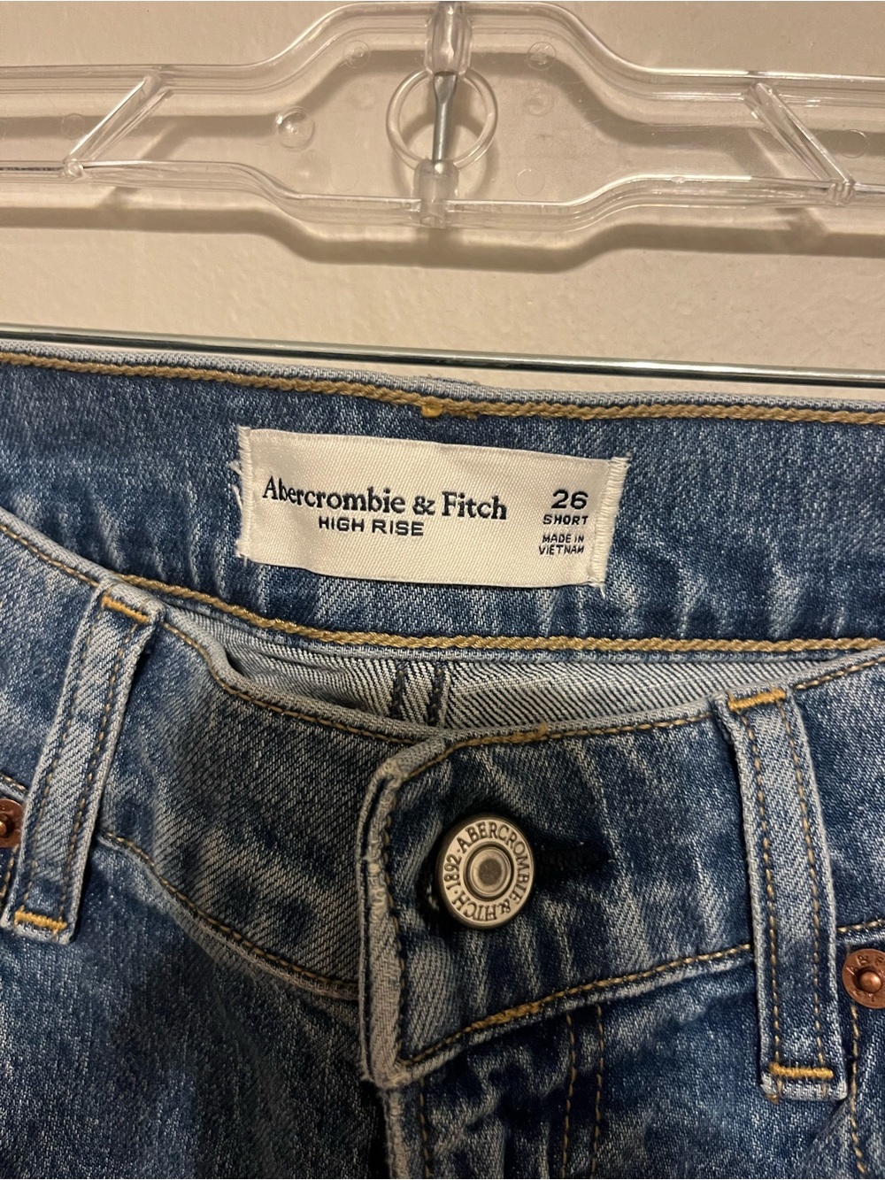 Abercrombie & Fitch High-Rise Modern Skinny Jeans - 26 SHORT - Picture 2 of 6